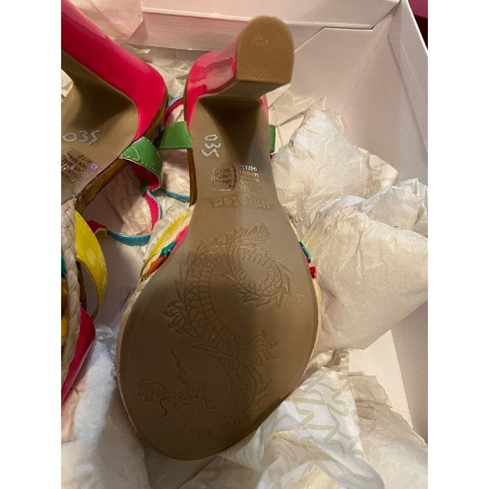 Unlisted Kenneth Cole platform shoes Carry Always Yellow, Pink Blue, green 6.5 - Picture 7 of 10